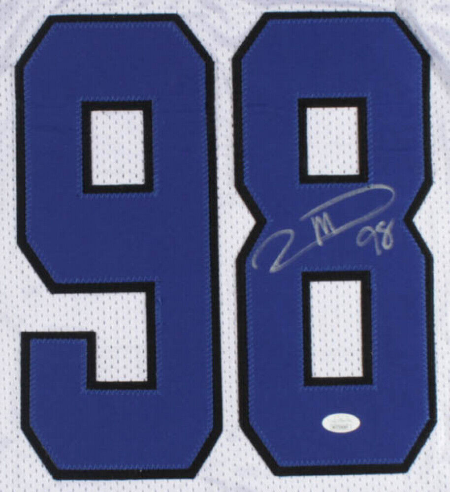 Robert Mathis Signed Indianapolis Colts Jersey (JSA COA) Super Bowl Champion XLI