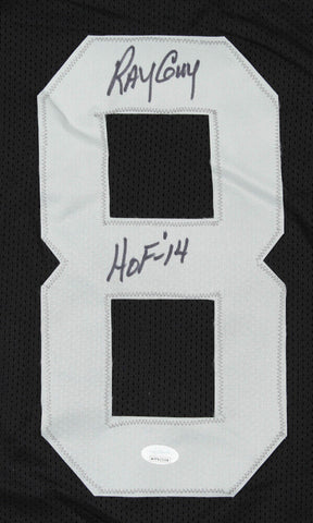 Ray Guy Signed Los Angeles Raiders Jersey "HOF 14" (JSA) 7×Pro Bowl Punter