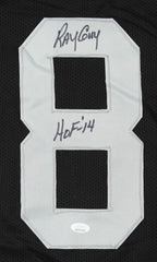 Ray Guy Signed Los Angeles Raiders Jersey "HOF 14" (JSA) 7×Pro Bowl Punter