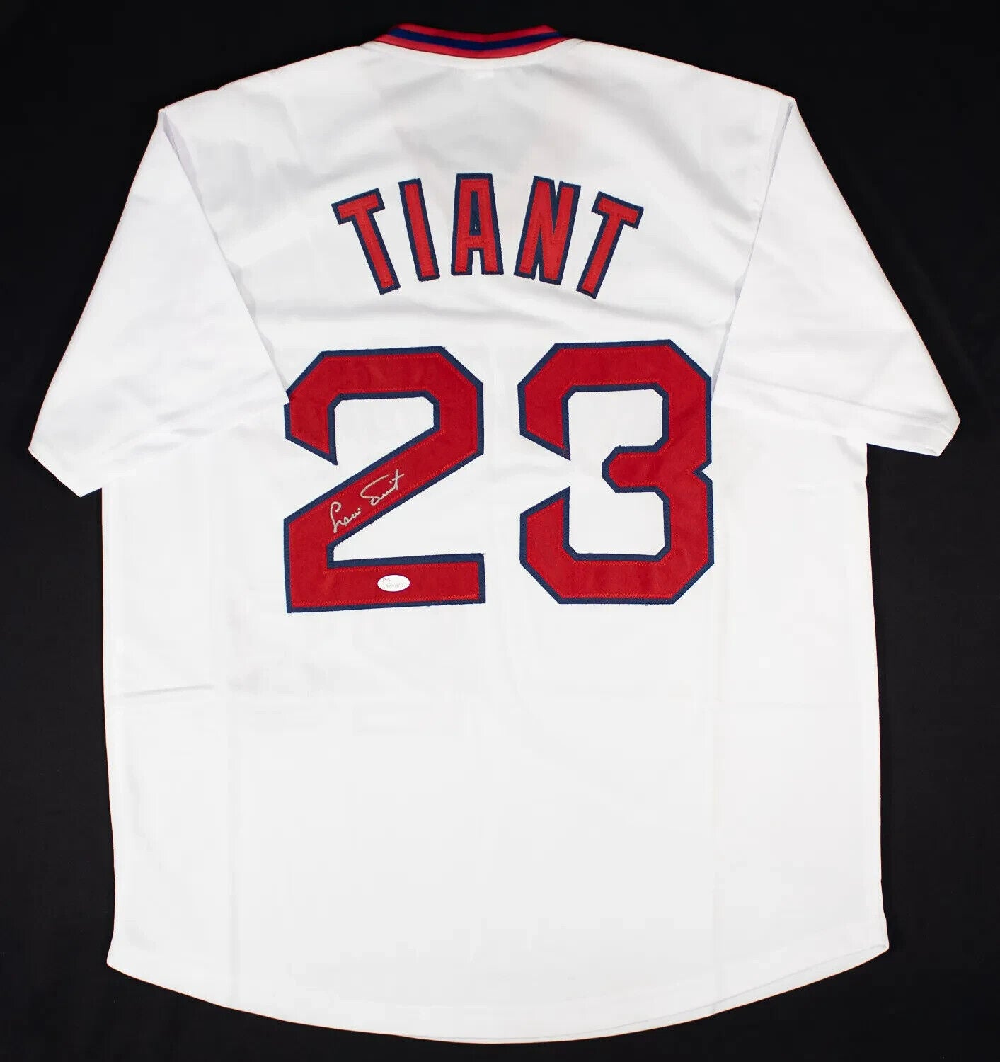 Luis Tiant Signed Boston Red Sox Jersey (JSA COA) 3×All-Star Pitcher