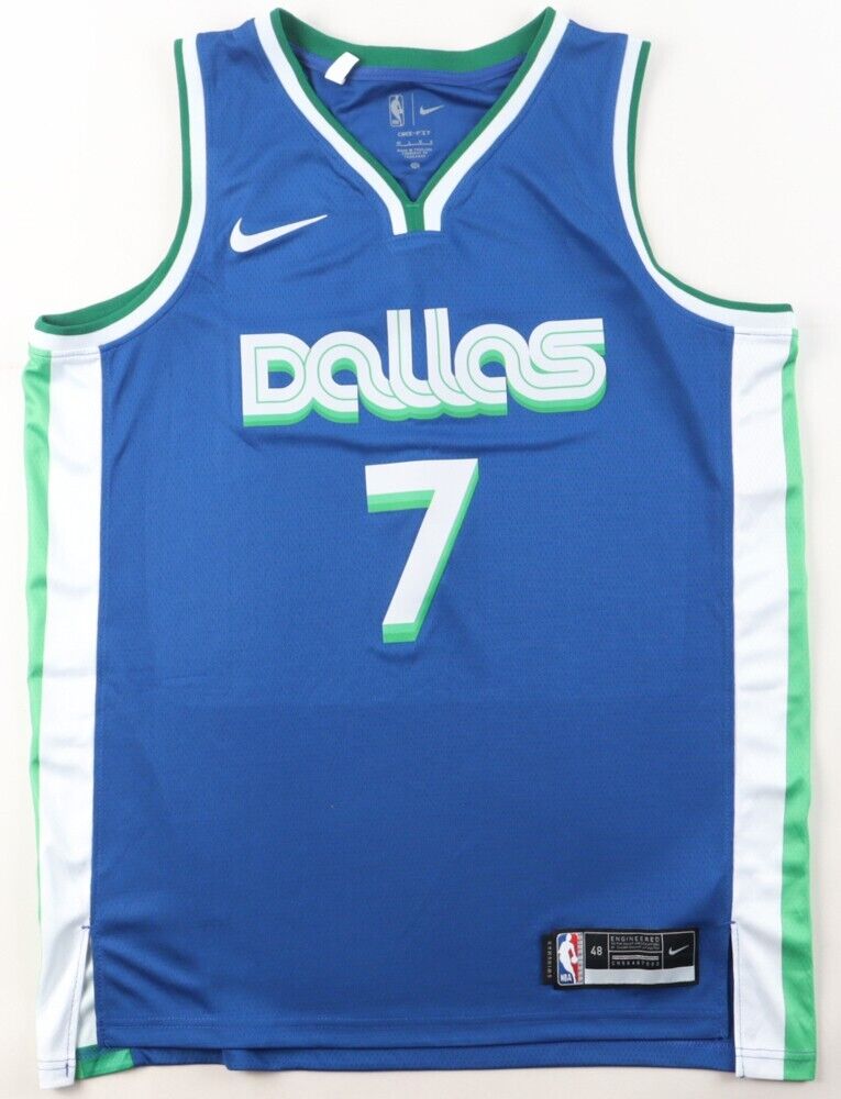 Dwight Powell Signed Dallas Mavericks Nike Jersey (JSA COA) 2014 NBA Draft Pick