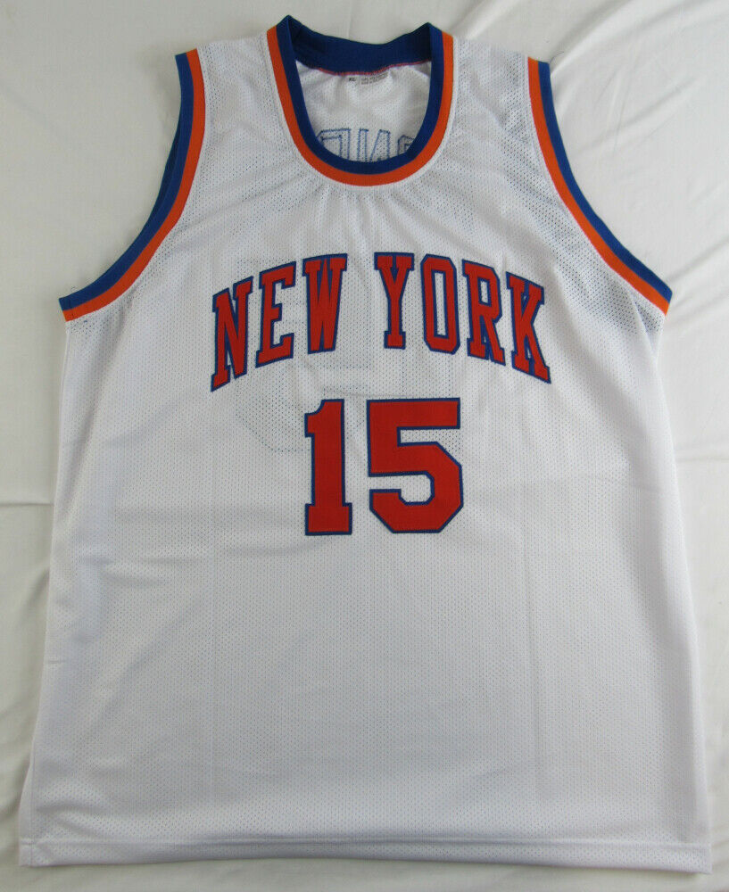 Earl Monroe Signed New York Knicks Jersey (JSA) 1973 World Champion Point Guard