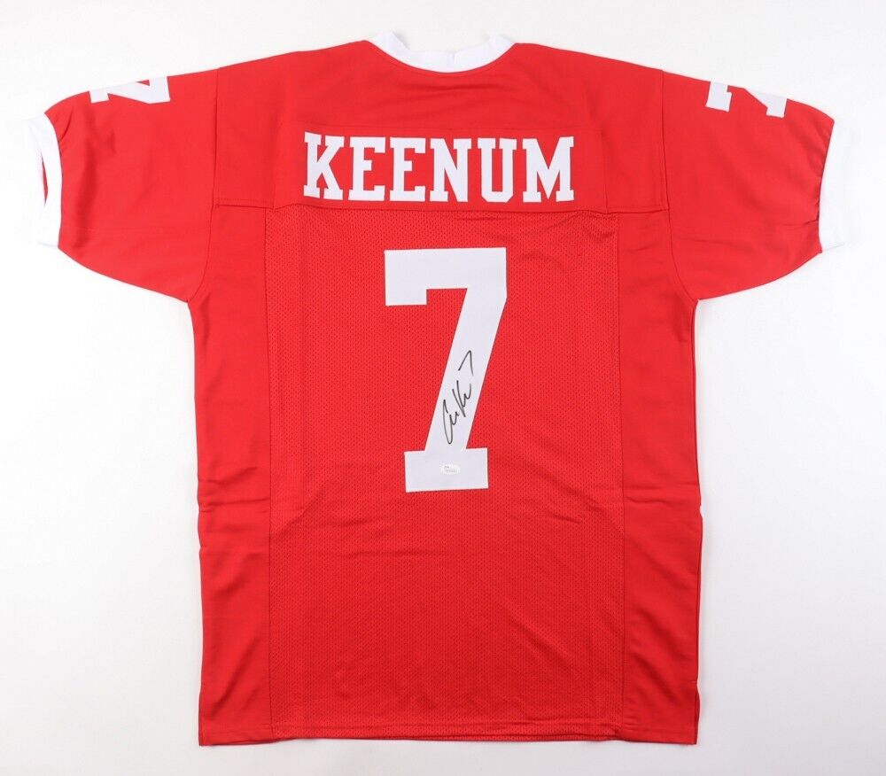 Case Keenum Signed Houston Cougars Jersey (JSA) Record 155 Career Passing TD's