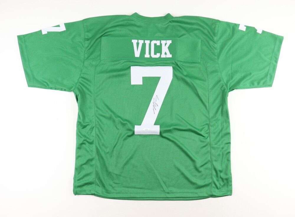 Michael Vick Signed Philadelphia Eagles Kelly Green Jersey (JSA COA) 4×Pro Bowl