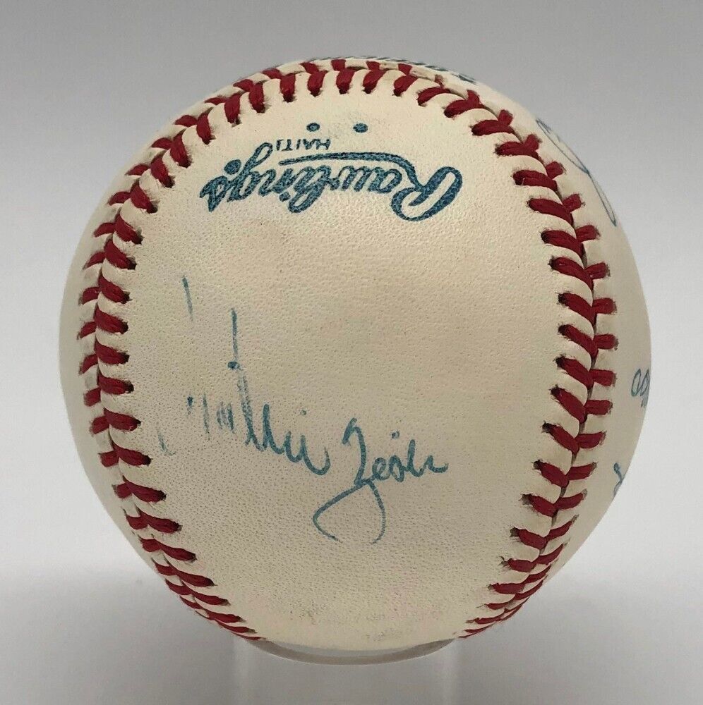 Minnie Minoso, Steve Stone & Richie Zisk Signed OAL 1970's Baseball / White Sox