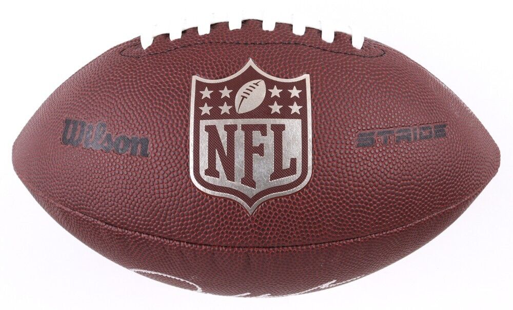 Jim Harbaugh Signed NFL Football (JSA) Michigan, Bears, Colts, Chargers, 49ers