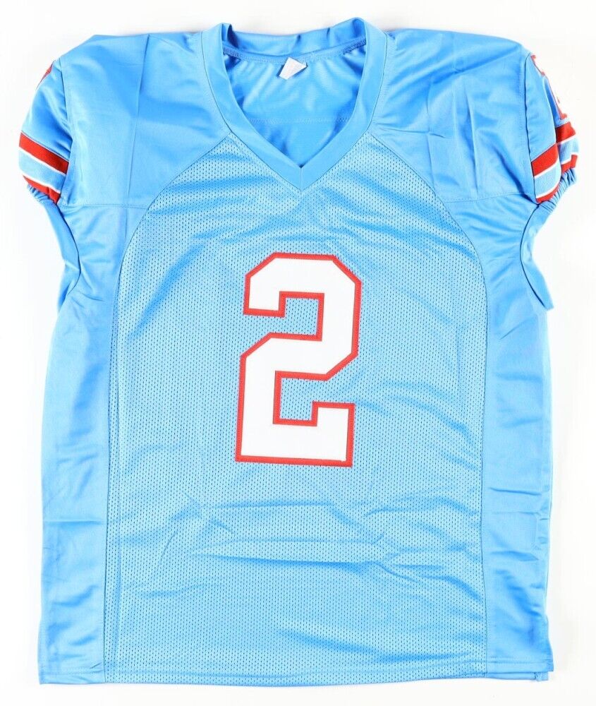 Tyjae Spears Signed Tennessee Titans Jersey (JSA) 3rd Round Pk/ New 2024 Number