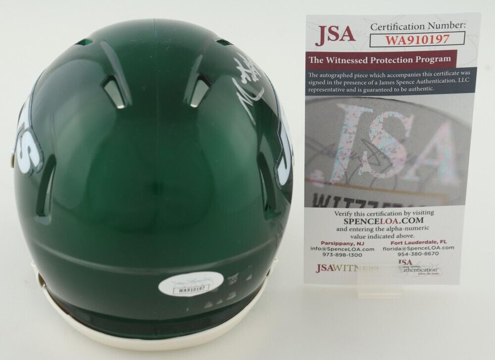 Mark Gastineau Signed New York Jets Mini Helmet (JSA COA) N Y Sack Exchange D.E.