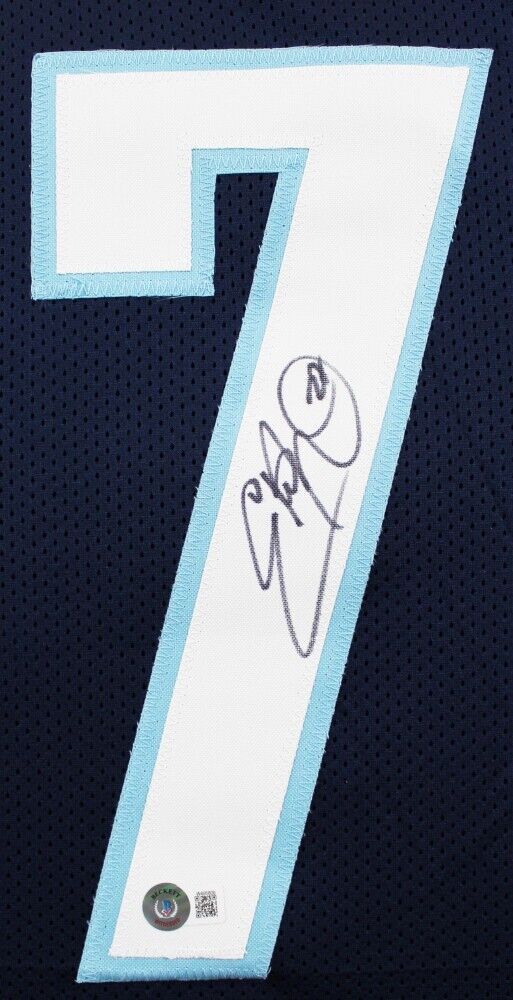 Eddie George Signed Tennessee Titans Jersey (Beckett) 1996 Rookie of the Year RB