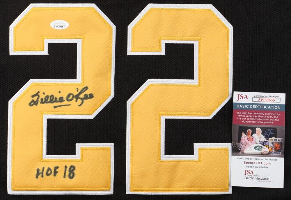 Willie O'Ree Signed Boston Bruins Jersey (JSA COA) 1st African American In NHL