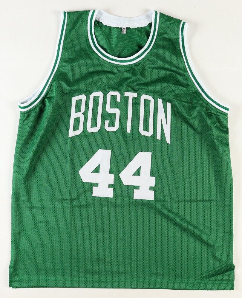 Brian Scalabrine Signed Boston Celtics Jersey (Beckett QR Code Card) White Mamba