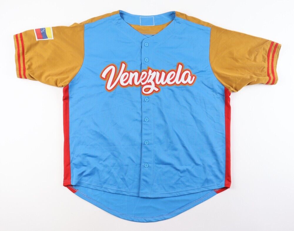 Luis Arraez Signed Team Venezuela World Baseball Classic Jersey (JSA COA) Padres