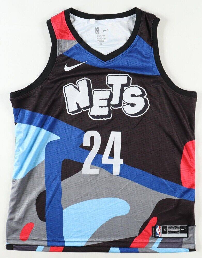 Cam Thomas Signed Brooklyn Nets 2023-24 City Edition Jersey (JSA) Ex LSU Guard