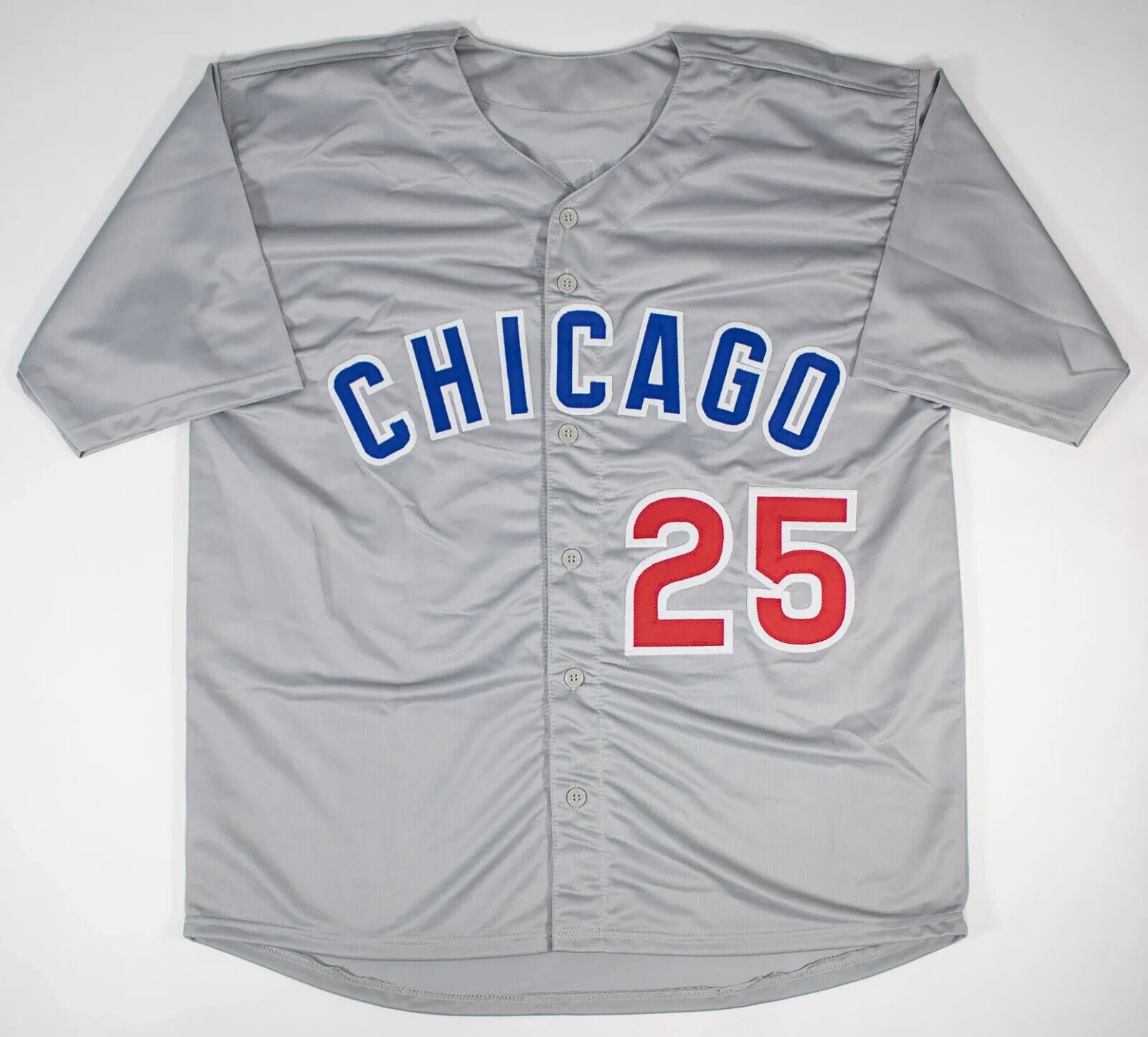 Derrek Lee Signed Chicago Cubs Gray Road Jersey Multiple Inscriptions (Beckett)