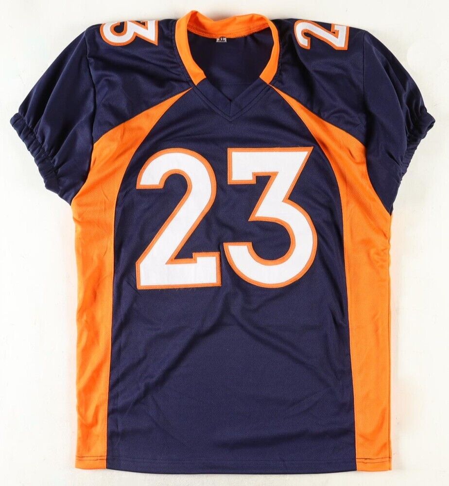 Willis McGahee Signed Denver Broncos Pro Cut Jersey (JSA COA) 2×Pro Bowl R.B.