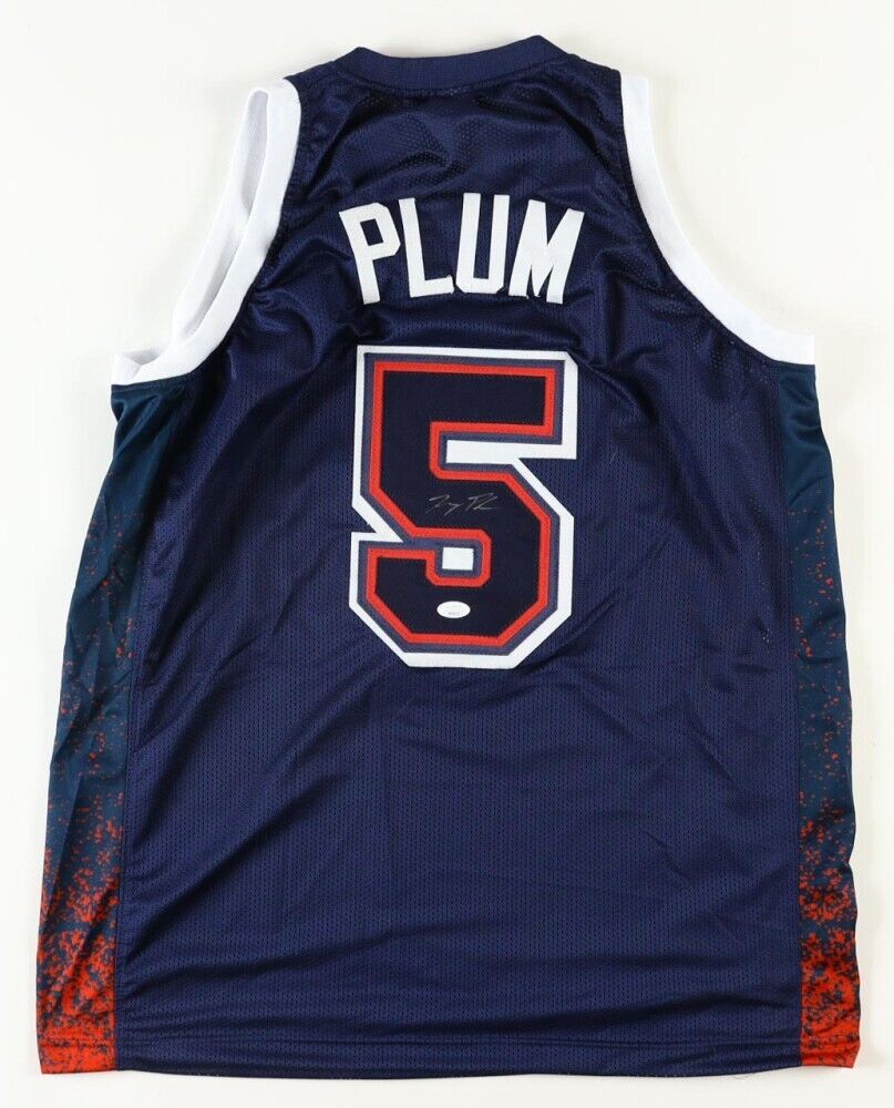 Kelsey Plum Signed Ladies 2018 & 2022 Team USA Basketball Jersey (JSA COA)