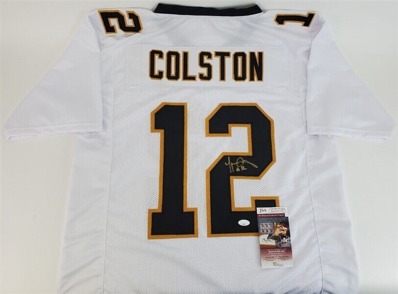 Marques Colston Signed New Orleans Saints Jersey (JSA COA) Super Bowl XLIV WR