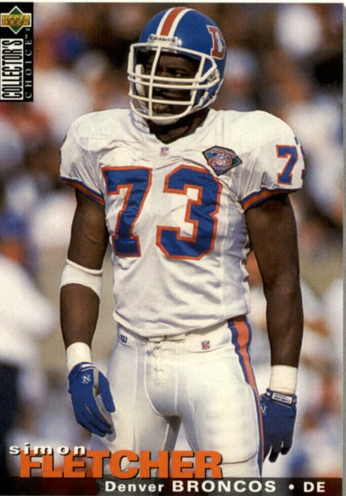 Simon Fletcher Signed Denver Broncos Jersey Inscribed "ROF 2016"(JSA) Linebacker