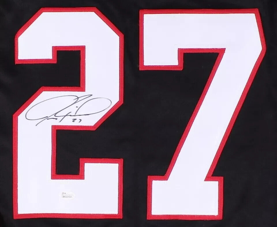 Jeremy Roenick Signed Chicago Blackhawks Black Jersey (JSA)NHL Career 1988–2009