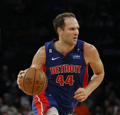 Bojan Bogdanovic Signed Detroit Pistons Jersey (PSA) NBA All-Rookie Team 2015