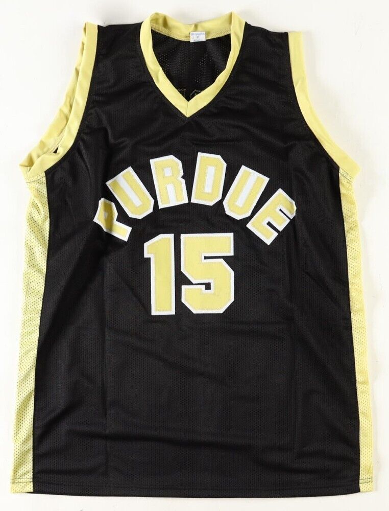 Zach Edey Signed Purdue Boilermakers Jersey (Beckett) 2024 Memphis Top Draft Pk