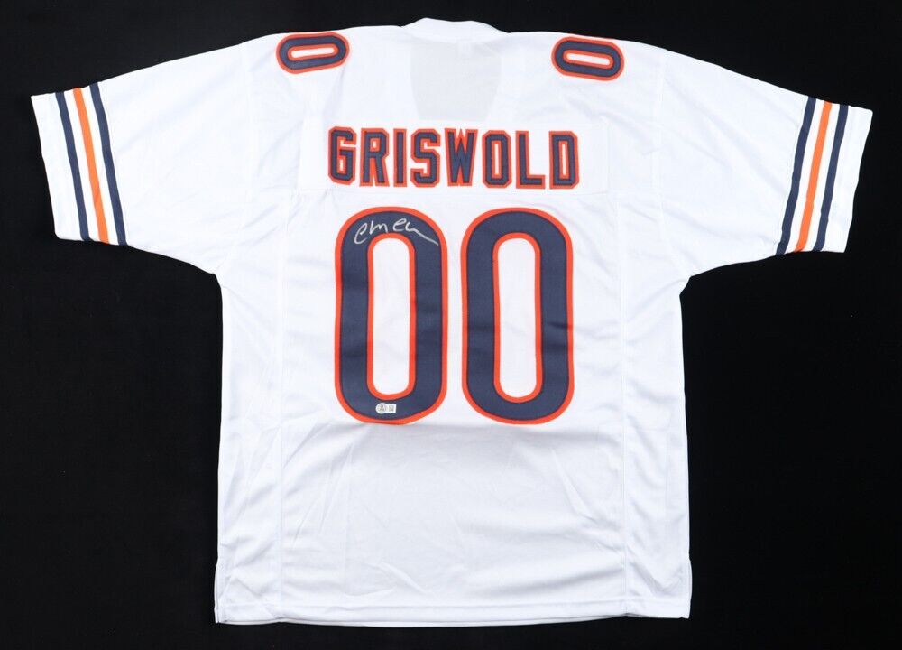 Chevy Chase Signed Bears "Griswold" Jersey (Beckett) National Lampoon's Vacation