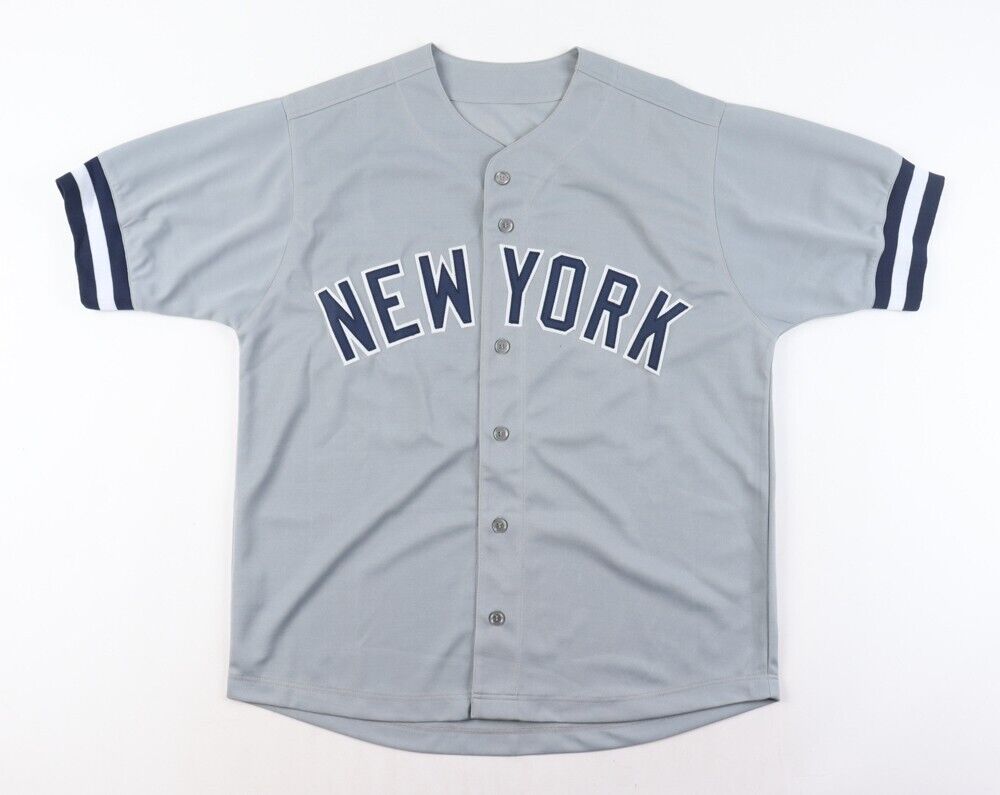 Ron Guidry Signed New York Yankees Gray Road Jersey (JSA COA) 4xAll Star Pitcher