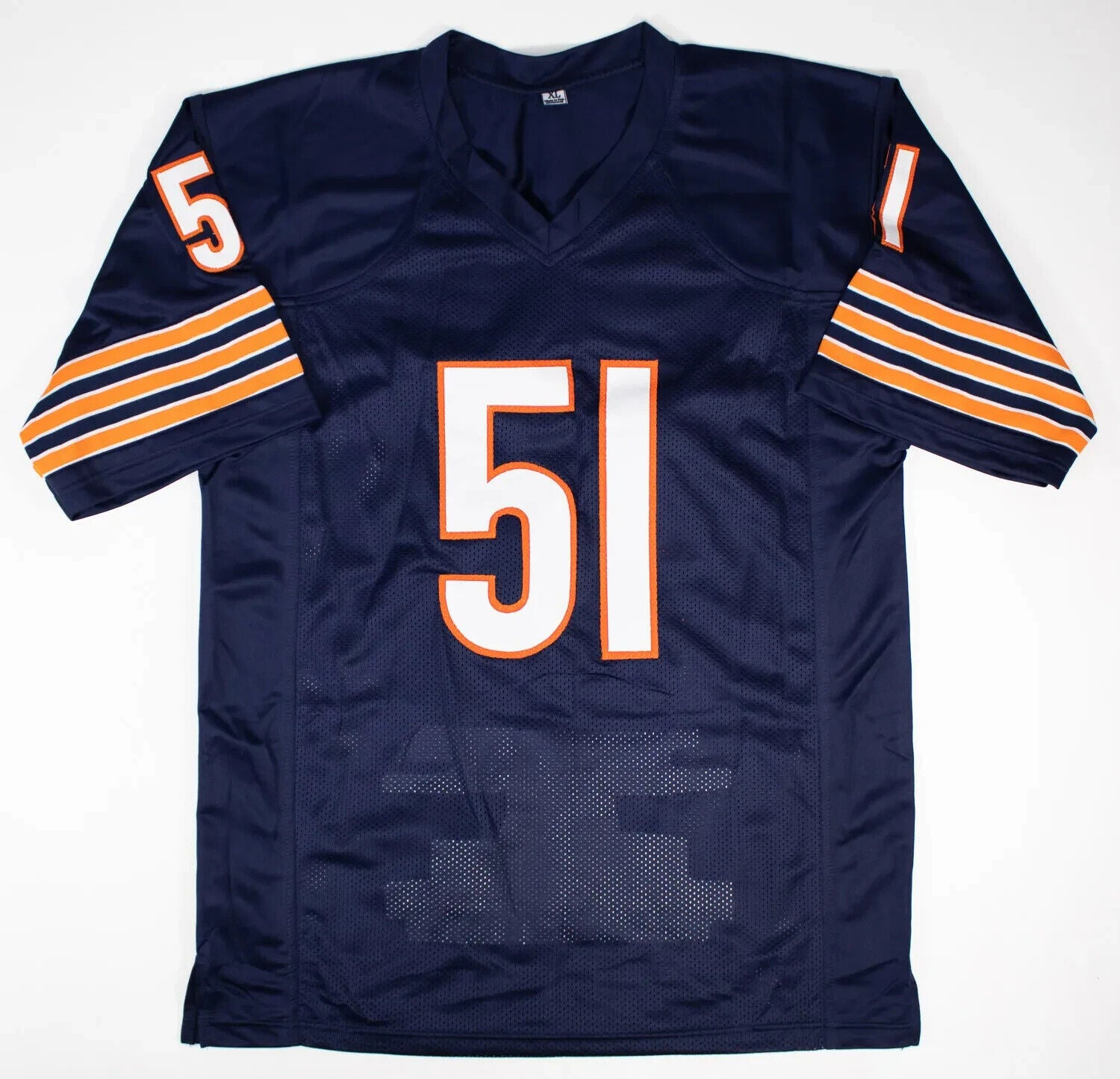 Dick Butkus Signed Chicago Bears Career Stat Jersey (Beckett COA) 8×Pro Bowl L.B