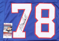 Bruce Smith Signed Buffalo Bills Jersey (JSA COA) NFL All Time Sack Leader w/200