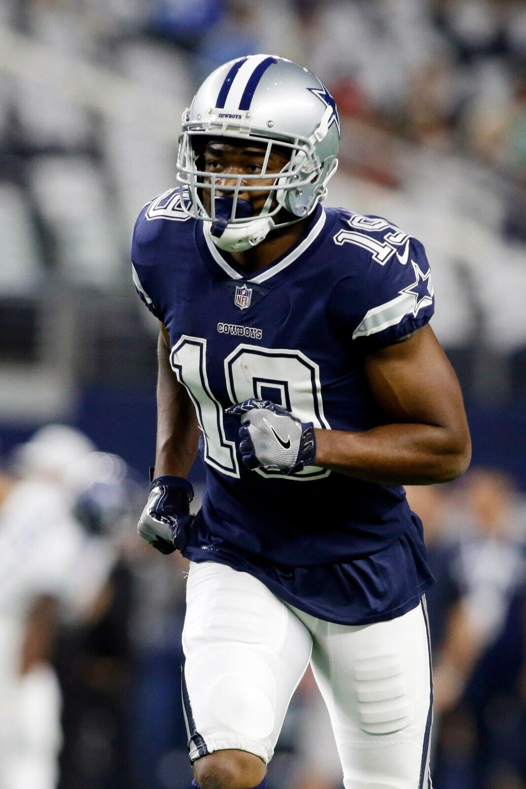 Amari Cooper Signed Cowboys Blue Jersey (Beckett) Dallas #1 Wide Receiver 2018