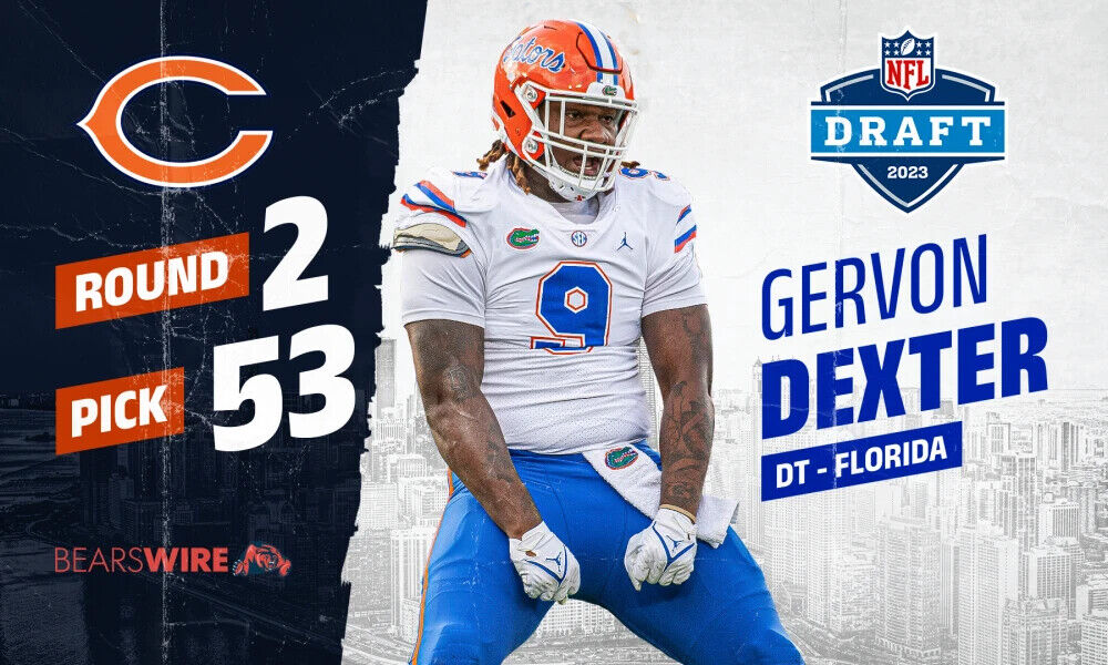 Gervon Dexter Sr Signed Chicago Bears Jersey (JSA COA) 2023 2nd Round Pick / D.T