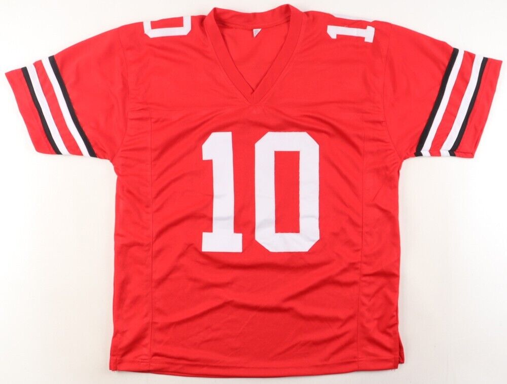Art Schlichter Signed Ohio State Buckeyes Jersey with Multiple Inscription (JSA)