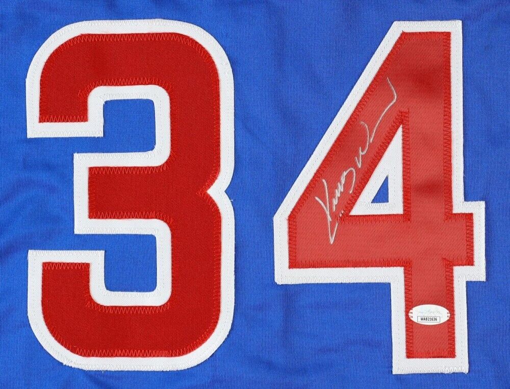 Kerry Wood Signed Chicago Cubs Jersey (Beckett) Rookie Record 20 K's 05/06/98