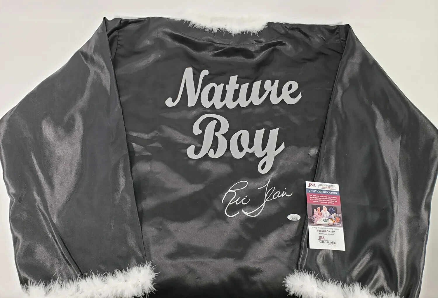 Ric Flair Signed Full Length "Nature Boy" Robe (JSA COA) 16xW.W.E. Champion