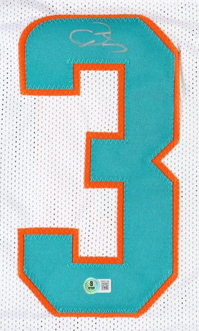 Odell Beckham Jr Signed Miami Dolphins Jersey (Beckett) 3×Pro Bowl Wide Receiver