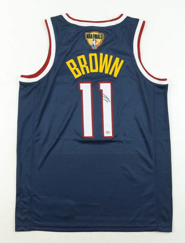 Bruce Brown Signed Denver Nuggets Nike Style Jersey (PSA) 2023 NBA Champ / Guard