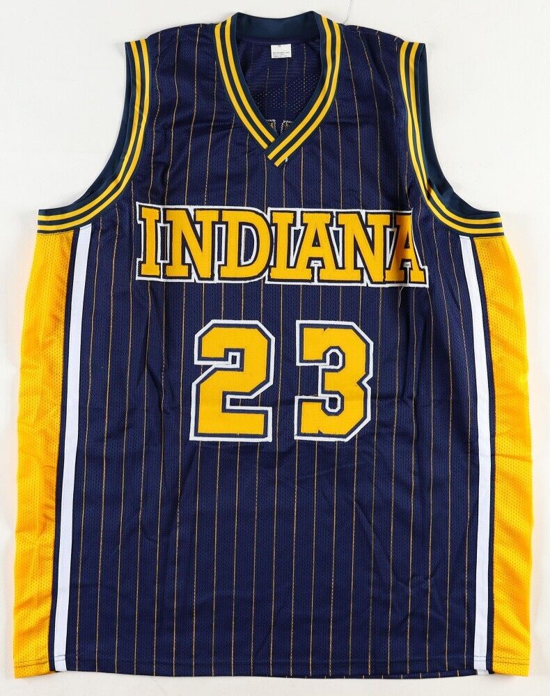 Ron Artest Signed Indiana Pacers Jersey (Beckett) 'Metta World Peace Sandiford'