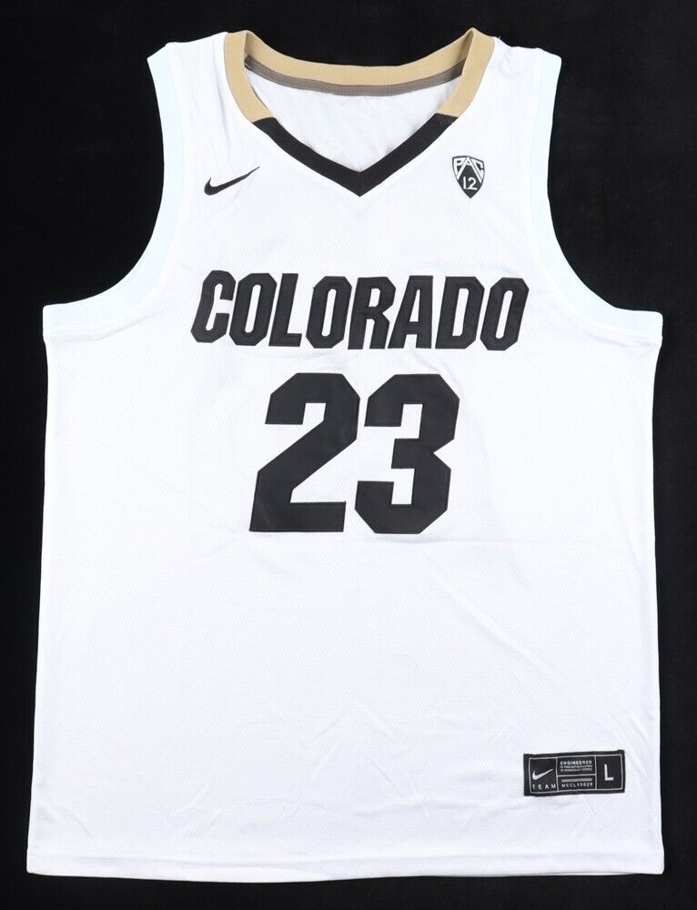 Tristan da Silva Signed Colorado Buffaloes Jersey (PSA) 2024 Orlando Magic Pick