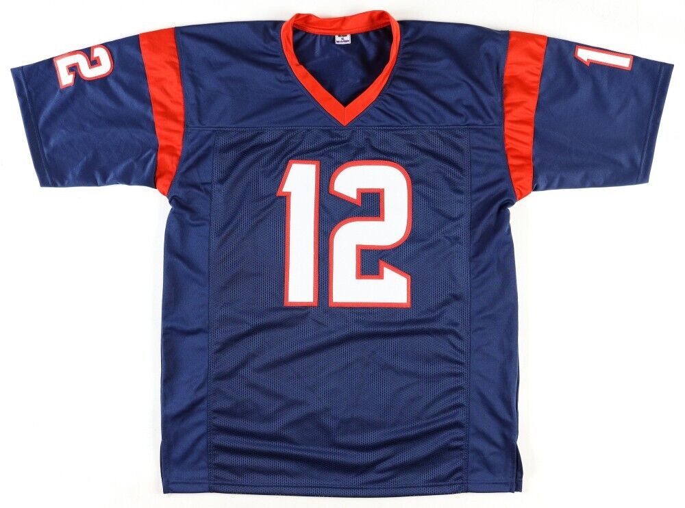 Nico Collins Signed Houston Texans Jersey (Beckett) 2021 3rd Round Pick Michigan