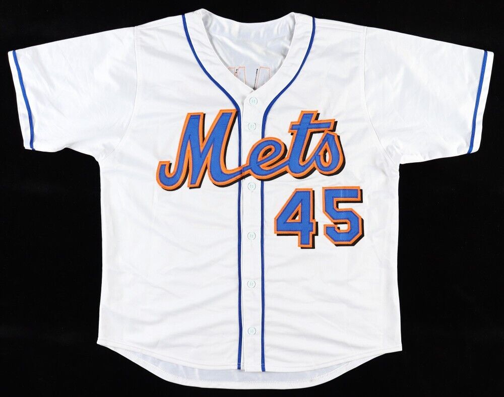 John Franco Signed New York Mets Jersey (JSA COA) 3xNL Saves Leader & 4xAll Star