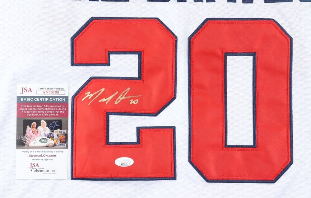 Marcell Ozuna Signed Atlanta Braves Nike Jersey (JSA COA) See Full Description