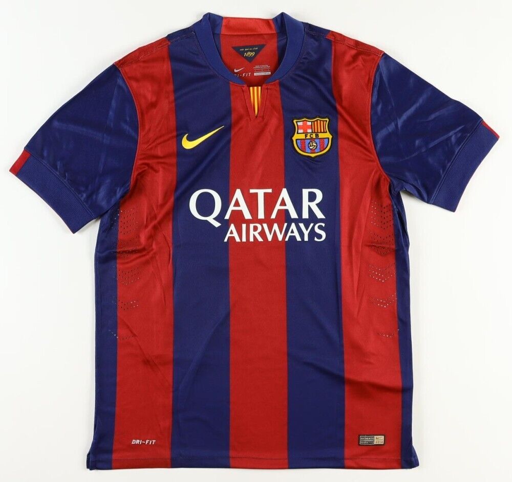 Javier Mascherano Signed Barcelona FC Nike Jersey (Beckett) Team Argentina Mgr.
