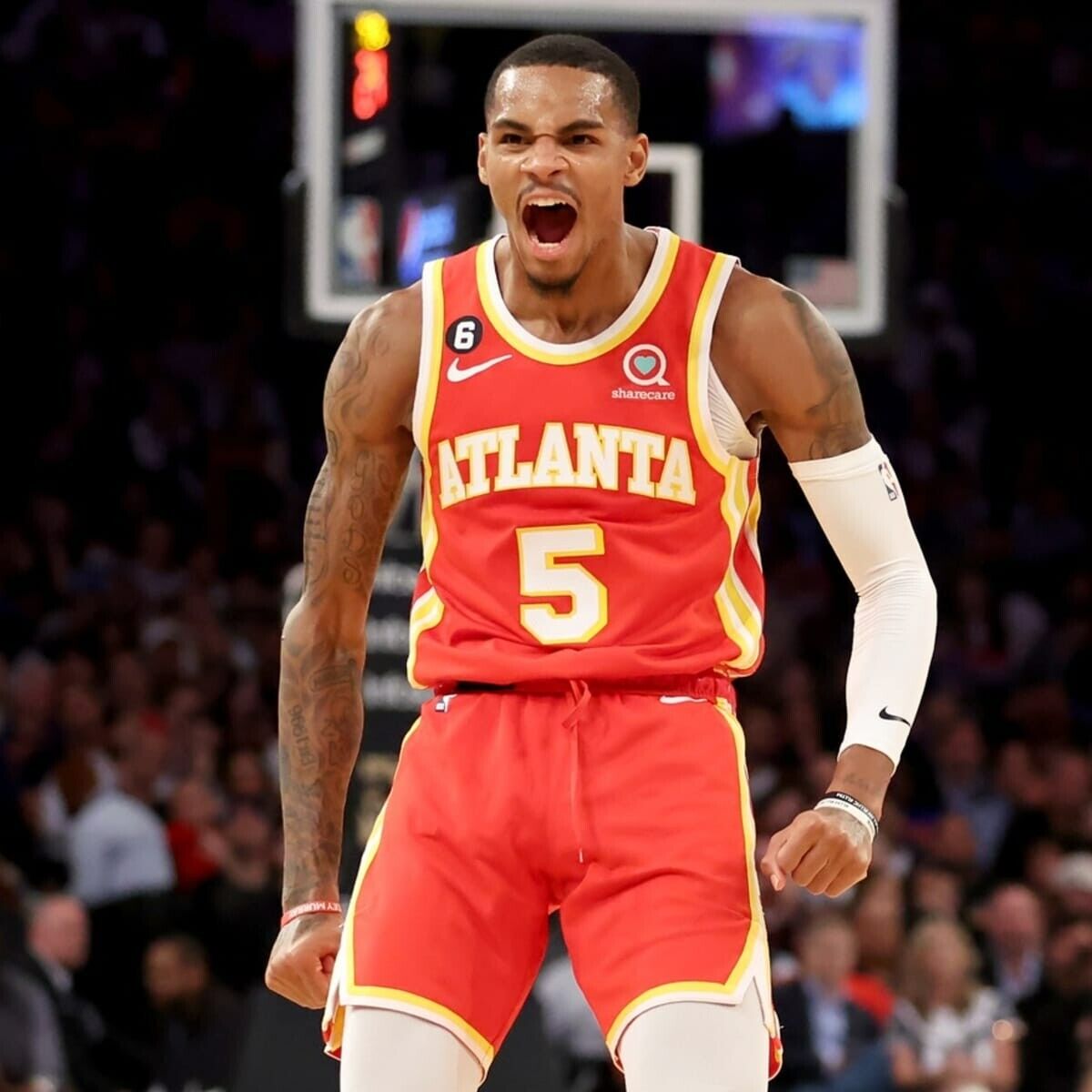 DeJounte Murray Signed Atlanta Hawks Nike Jersey (JSA COA) 2016 1st Rnd Draft Pk