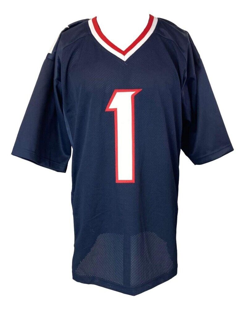 Stefon Diggs Signed Houston Texans Jersey (Beckett) All Pro Wide Receiver