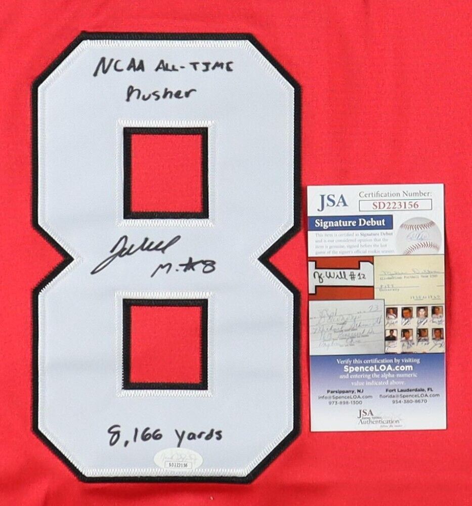Jaleel McLaughlin Signed Youngstown State Penguins Jersey 2xInscribed (JSA COA)