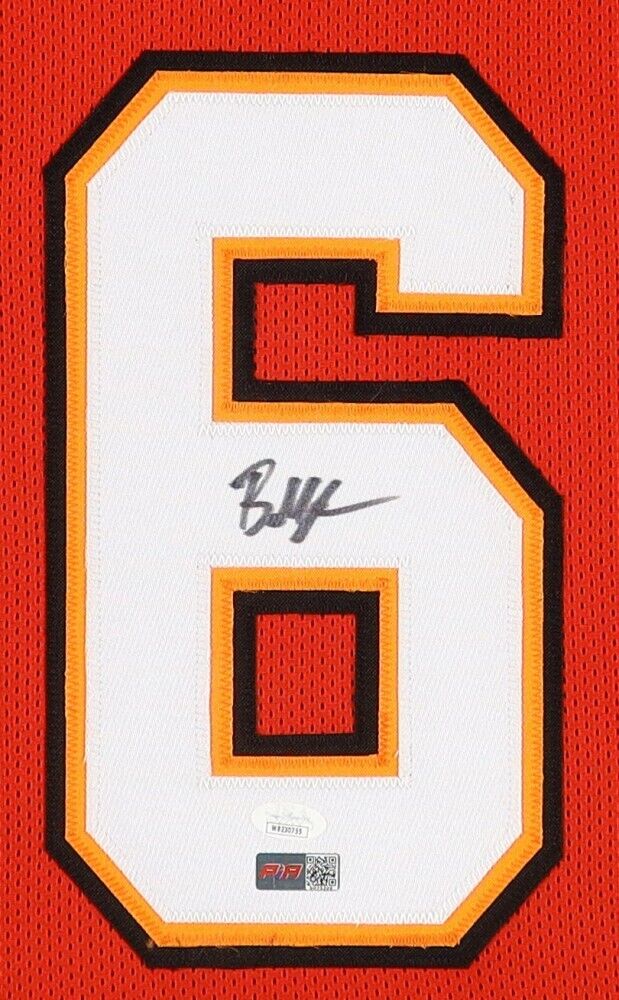 Baker Mayfield Signed Tampa Bay Buccaneers 35x43 Framed Jersey (JSA COA Bucs QB