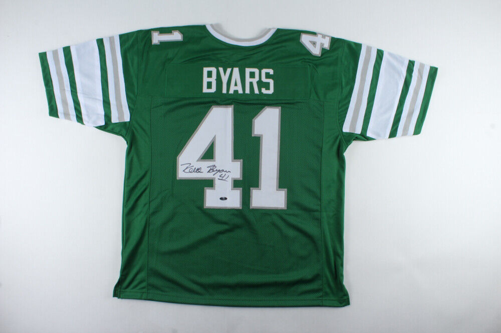 Keith Byars Signed Philadelphia Eagles Jersey (Playball Ink Holo) All Pro R.B.