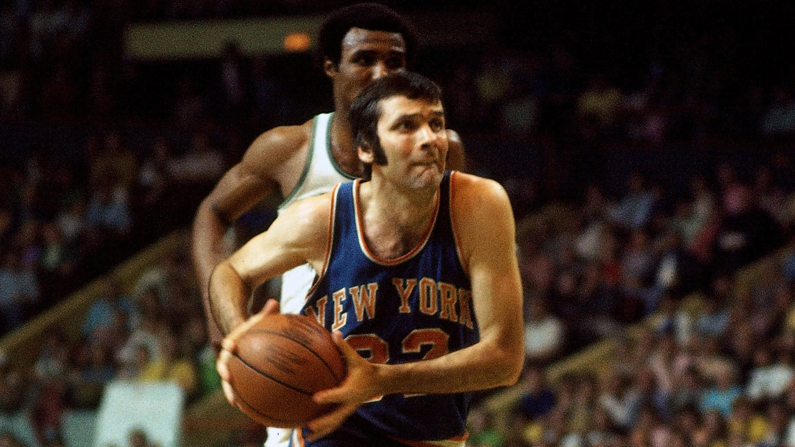 Jerry Lucas Signed New York Knicks Jersey (PSA COA) 1973 NBA Champion / Forward