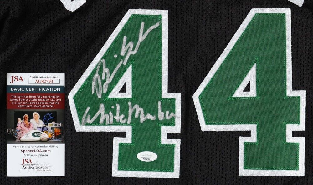 Brian Scalabrine Signed Boston Celtics Jersey /Inscribed White Mamba (JSA COA)