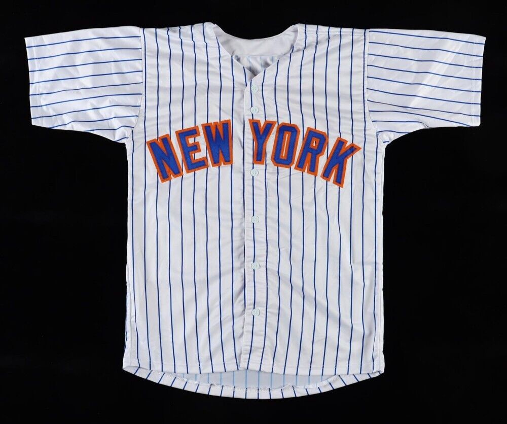 Cleon Jones Signed New York Mets Pinstriped Jersey (JSA COA) 1969 Amazing Mets